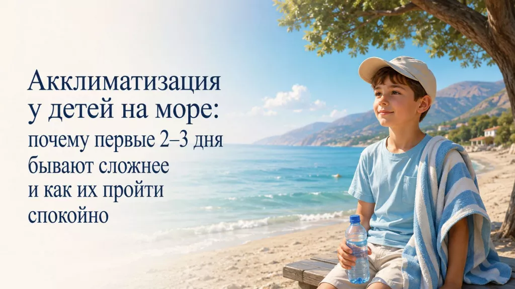 Акклиматизация у детей на море