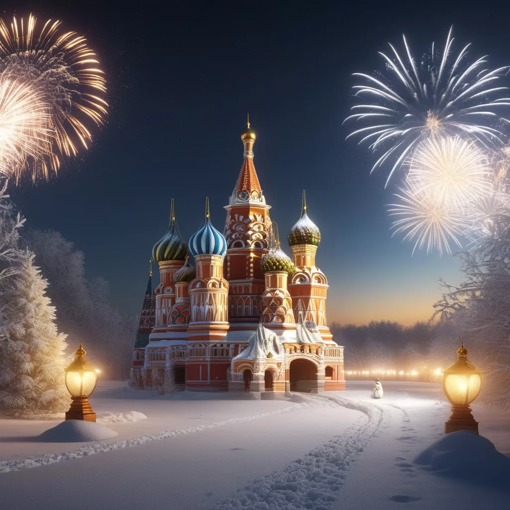 Семейный новогодний праздник Зимний праздник Новый Год
