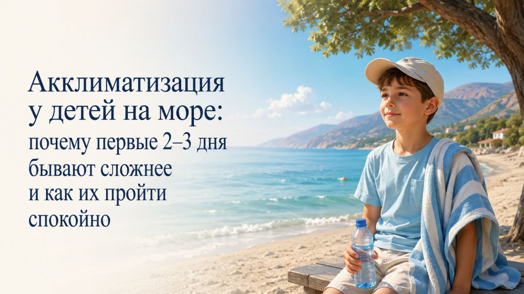 Акклиматизация у детей на море